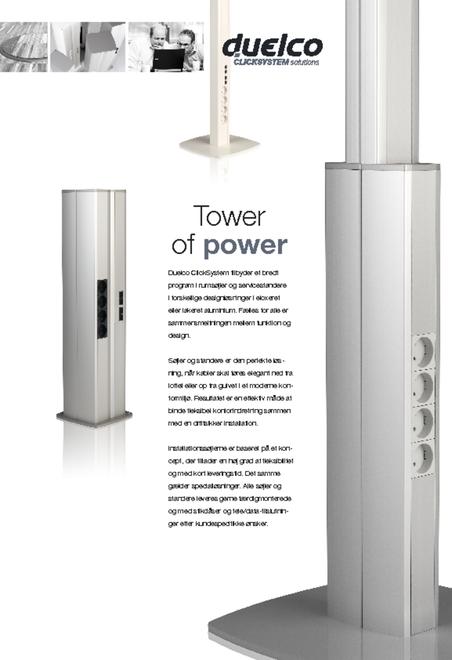 Duelco installationssøjler - Tower of power