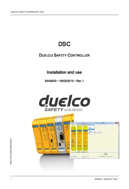 Duelco Safety Controller manual